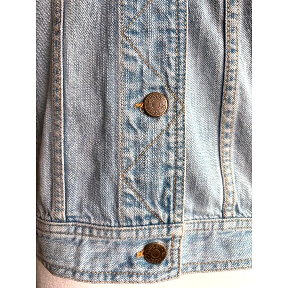 Ralph Lauren Jeans Co LRL Jean Jacket Size Medium Light Wash 100% Cotton Boho - Picture 4 of 9